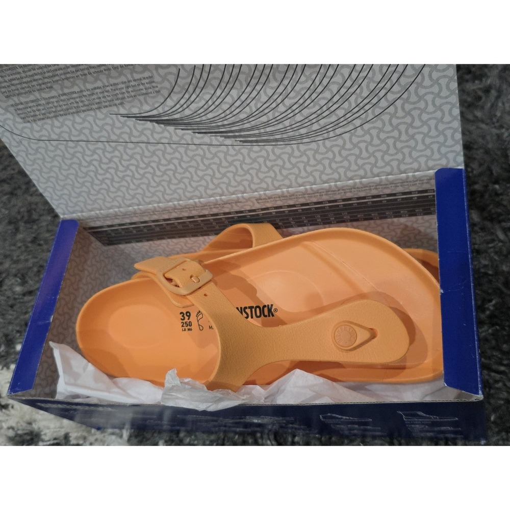 Birkenstock New  Box Gizeh Papaya EVA  size 39